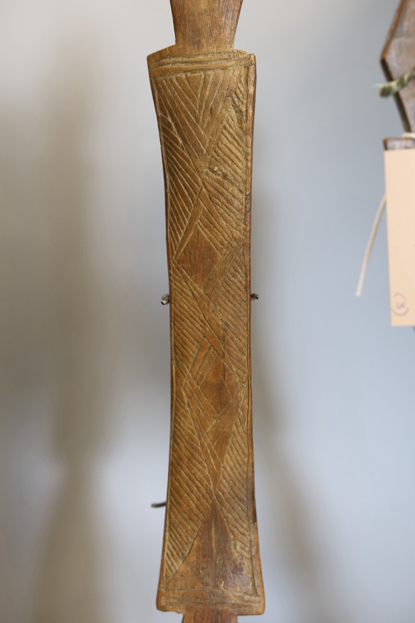 Three Sudanese chip-carved spoons
